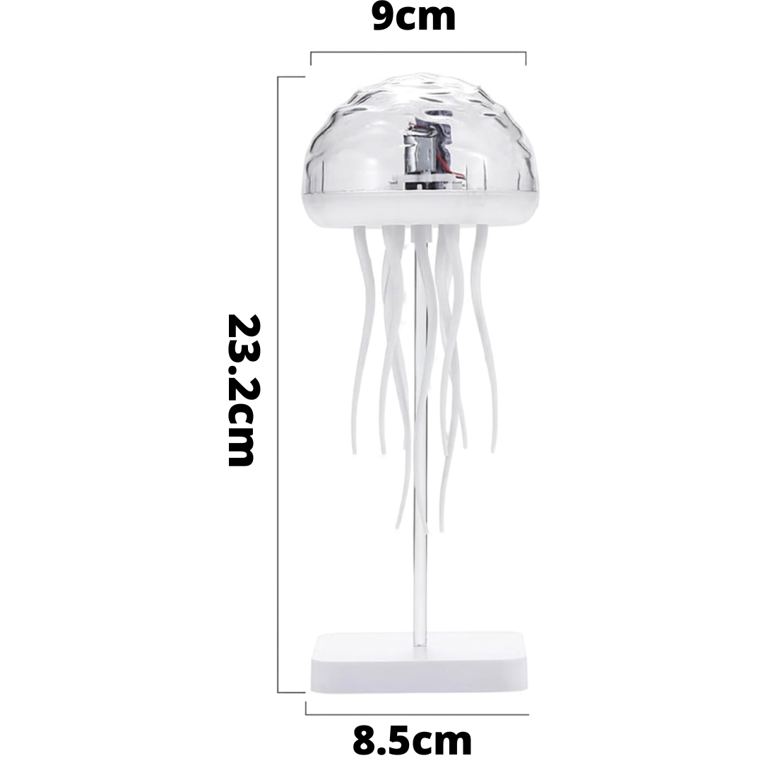 Medusa de mesa con luz RGB
