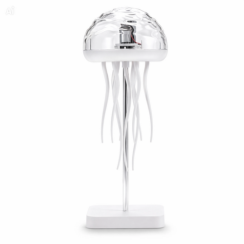 Medusa de mesa con luz RGB