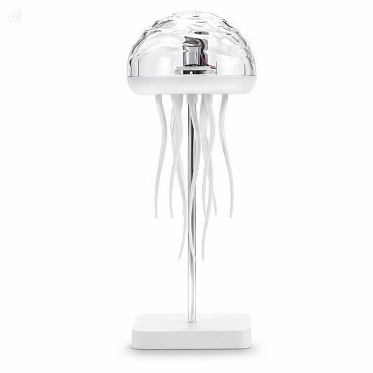 Medusa de mesa con luz RGB